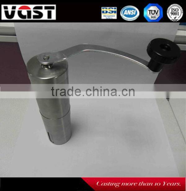 stainless steel hand coffee grinder/hand crank coffee grinder/coffee grinder
