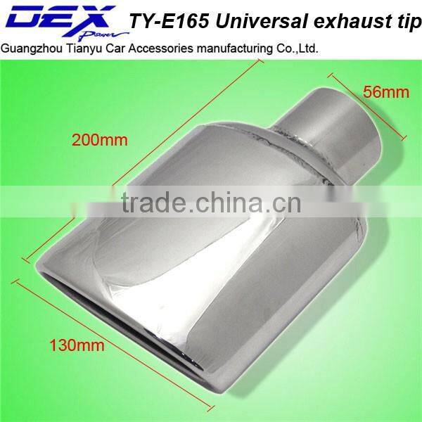 high quality auto part stainless steel 304 universal exhaust tip