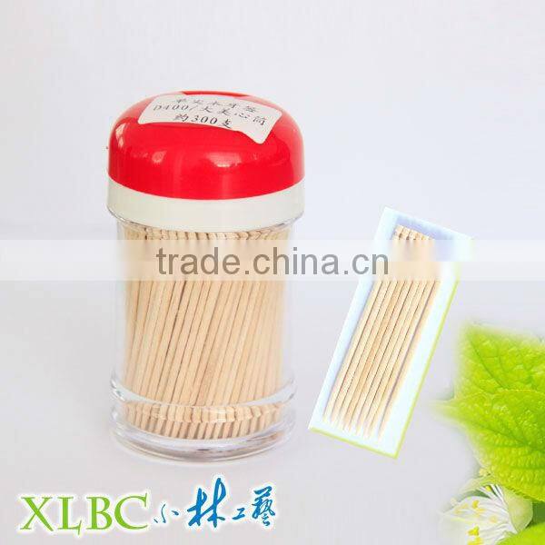 Nature Practical Red Core Jar two point wooden toothpick