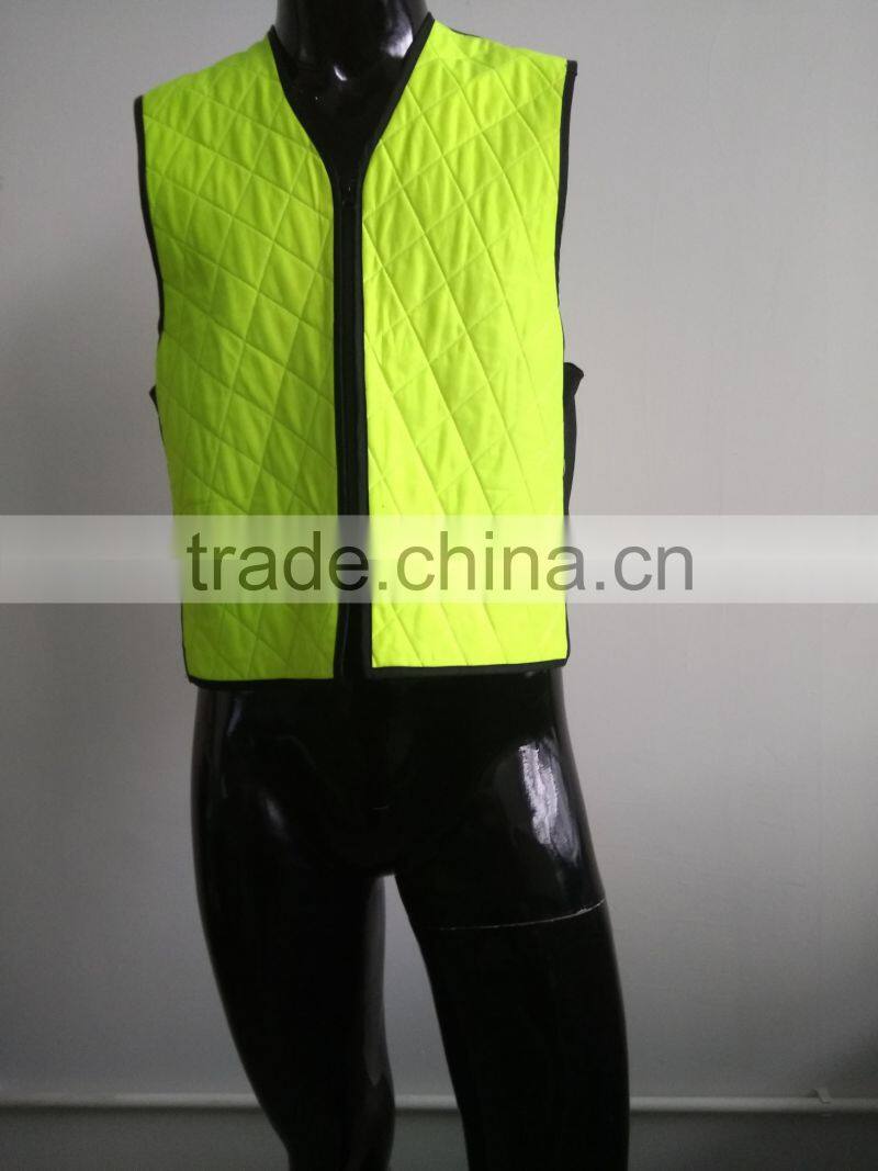 Neon green cool work vest wholesale