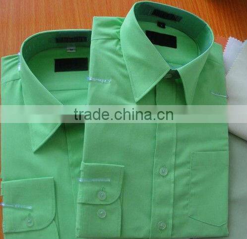 Classic Blue Ofiice Shirts For Man mercerized cotton shirts