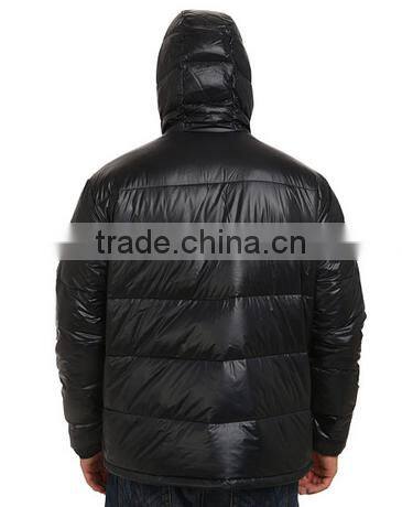 fashion high style 2017 winter men's hood down jacket