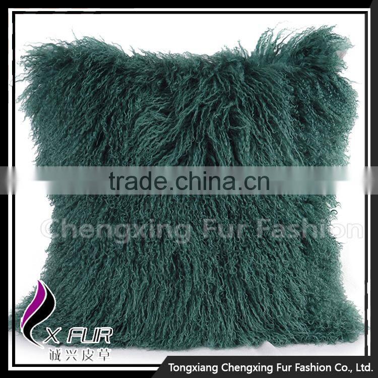 CX-D-04Q Wholesale Decorative Personalized Sheep Fur Cushion Cover