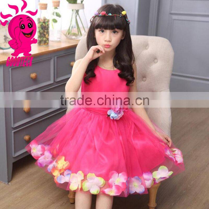 2016 new wholesaler princess dresses tutu skirt with petal