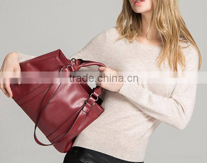 2015 branded european and US office ladies leather handbags