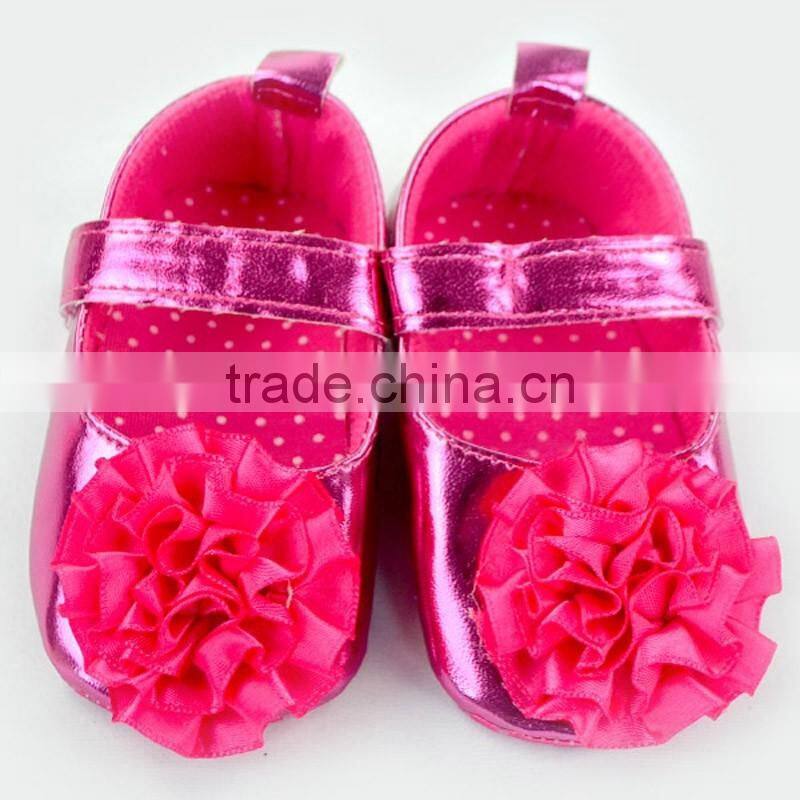 Big Flower Decorative Stylish Newborn Girls Crib Shoes Baby Girl Shoes Toddlers Soft Shoes