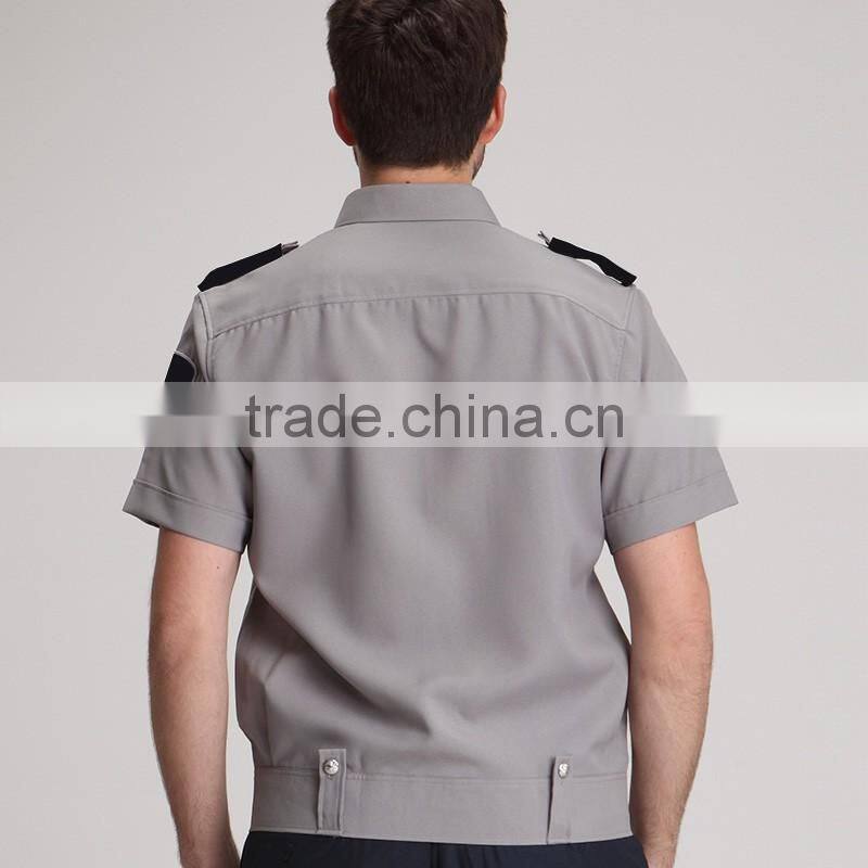 Juqian China Quality Custom Uniform Product Type and OEM Service Supply Mens Security Guards Uniform Shirts