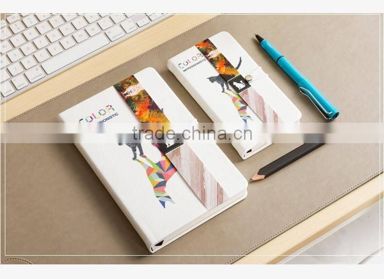 A7 size hardcover agenda planner yearly planner with clasp section sewing planner diary notebook