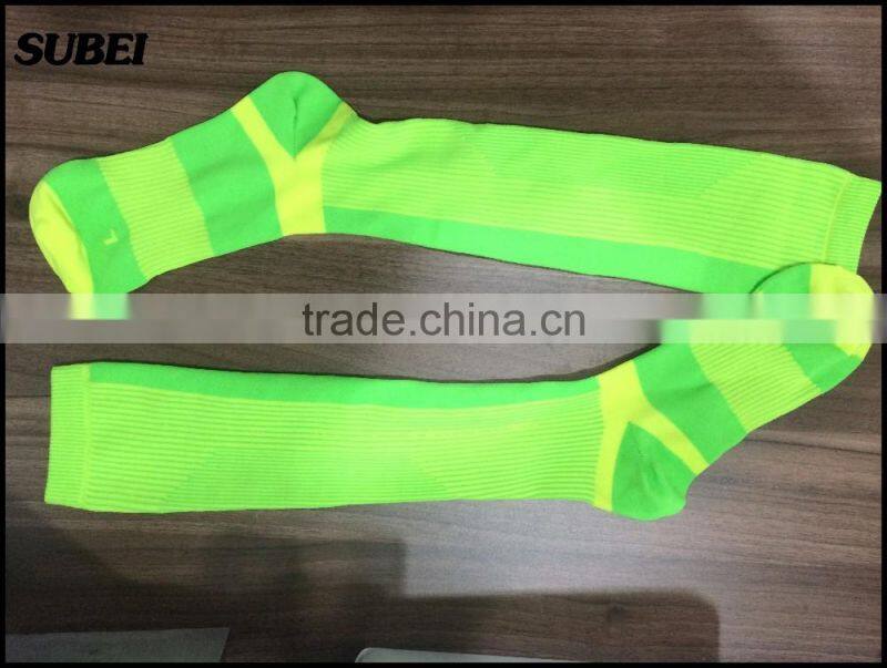 Florescence color 20-30 mm/hg sexy japanese sport running compression stocking