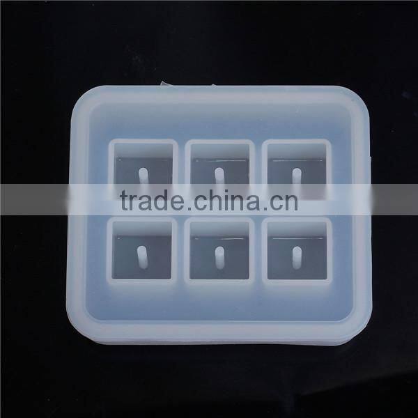 Silicone Resin Mold Rectangle White 82mm x 71mm