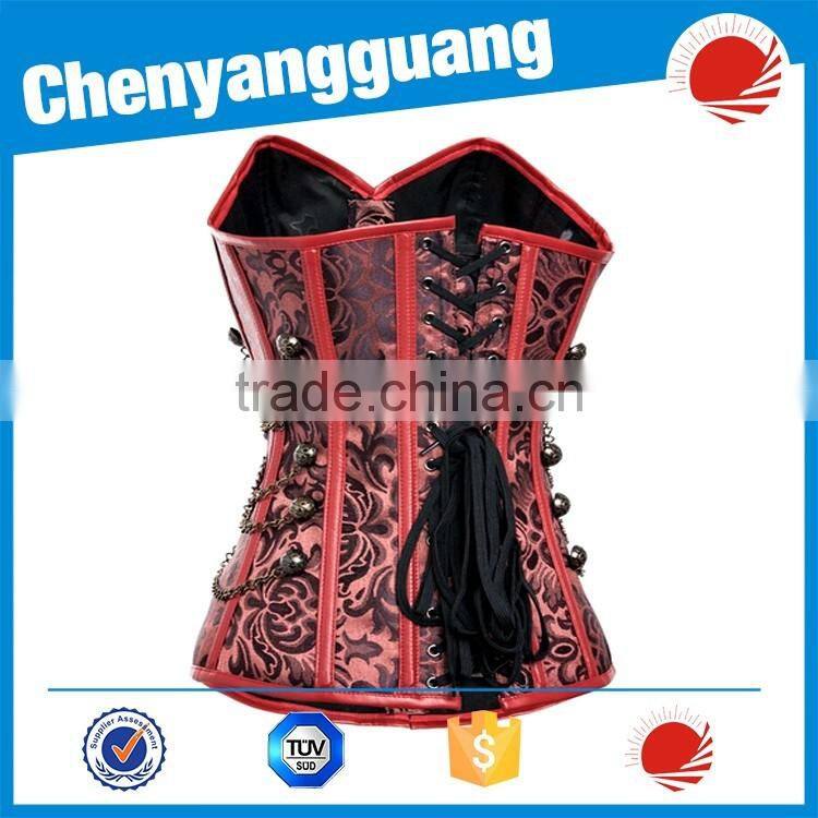 Accept OEM faux black leather corsets,plus size leather corsets
