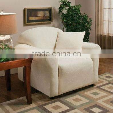 stretch suede fitted sofa slipcover