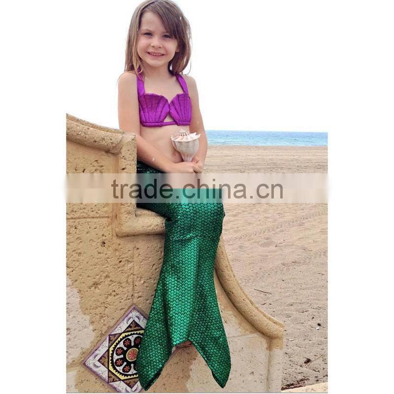 Swim mermaid tail little mermaid swimming costumes swimsuit hipster tail for girls