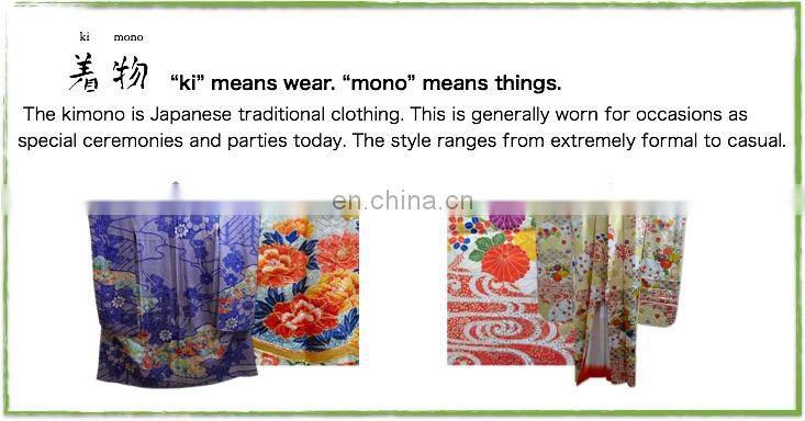 Beautiful traditional used clothes wear kimono at a reasonable price