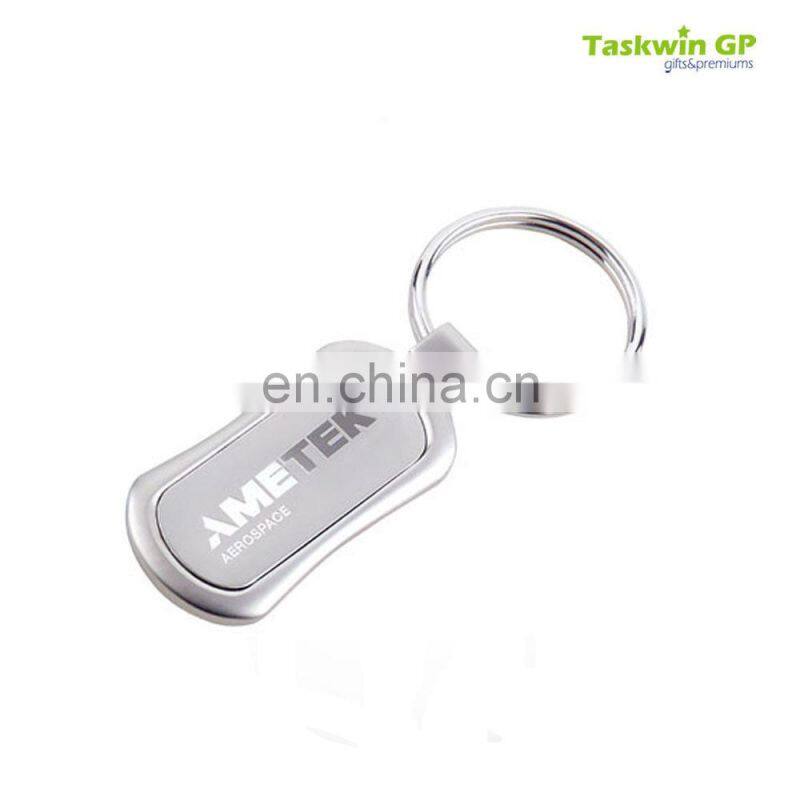 Zinc Alloy Silver Plating Metal Keychain ,keying