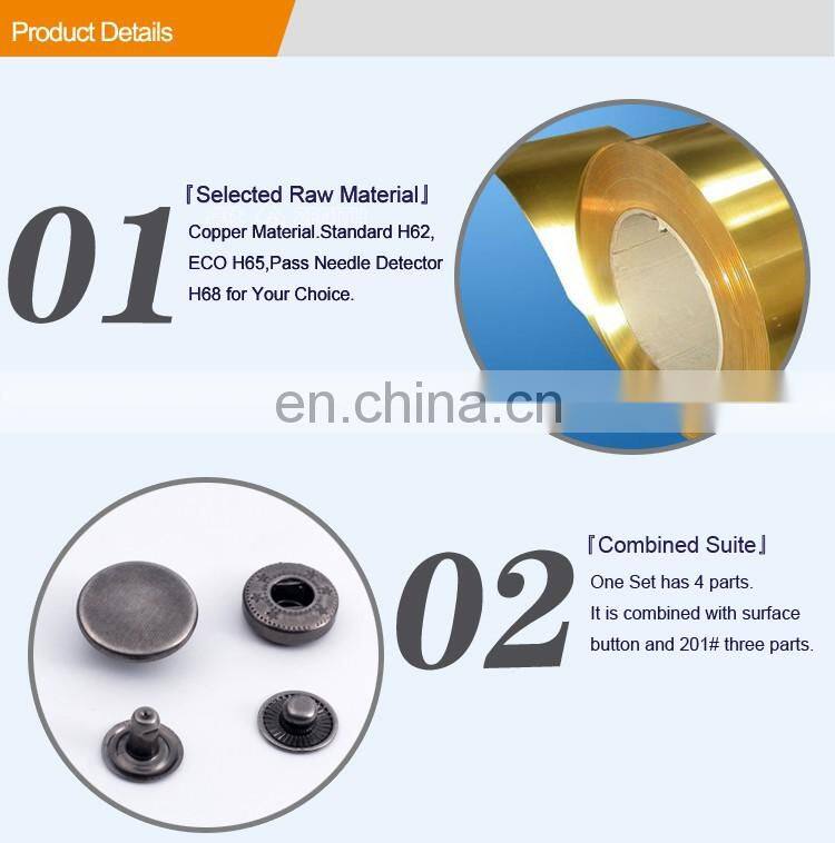 Metal Snap Button ( 4pcs/set) BM10145