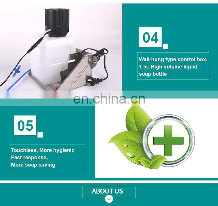 Electric foam soap dispenser, automatic foam soap dispenser faucet