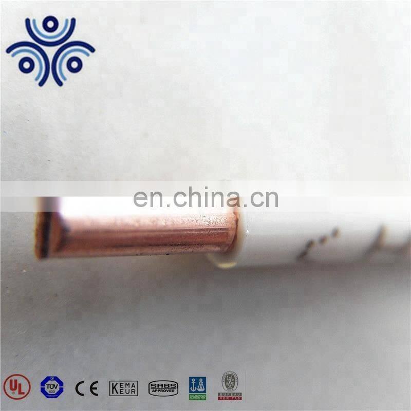 UL certificated 600V stranded copper conductor PVC Insulated Nylon coated 1/0awg 2/0awg 4/0awg THHN cable manufacturer THHN Wire