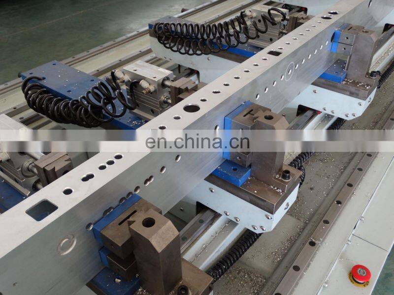 4 Axis Curtain Wall CNC Processing Milling Hole Machine