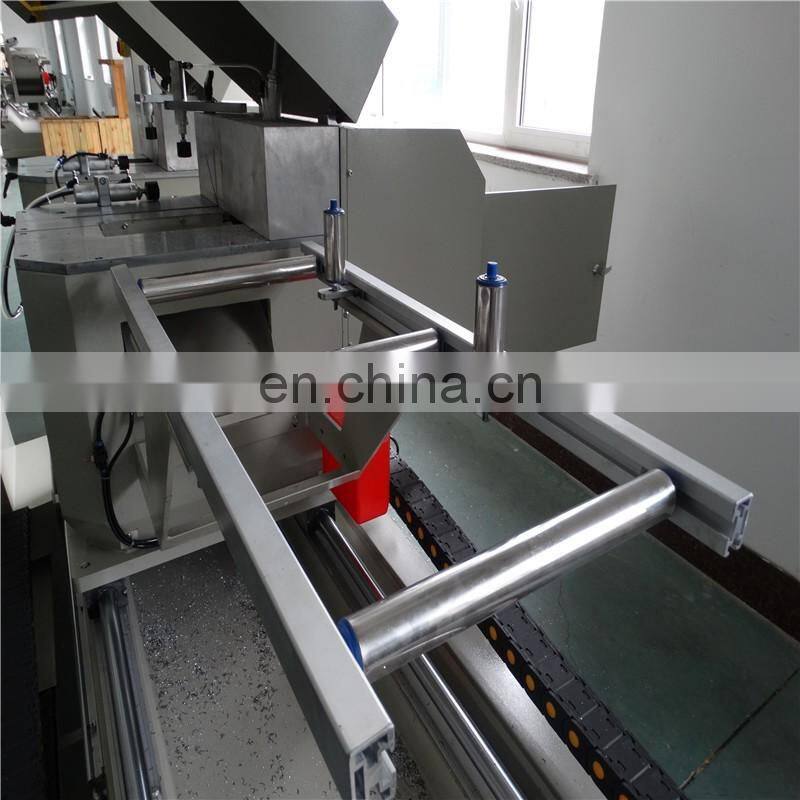 cut-off saw/Aluminum and plastic profiles clamping and cutting /Double head cutting saw for plastic profile