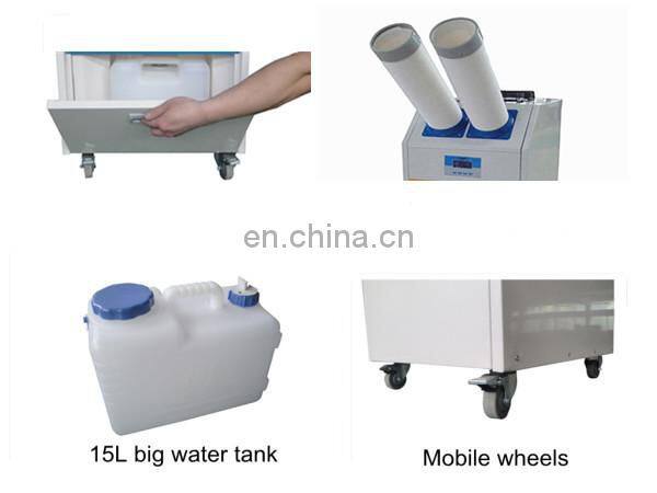 17918--23379 BTU Portable air conditioner air cooler with pushing hands movable wheels easy to move.