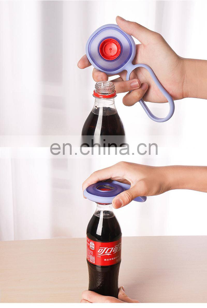 New Design Ideal Silicone Grip Bottle Opener 3 in 1 Beer Jar Opener