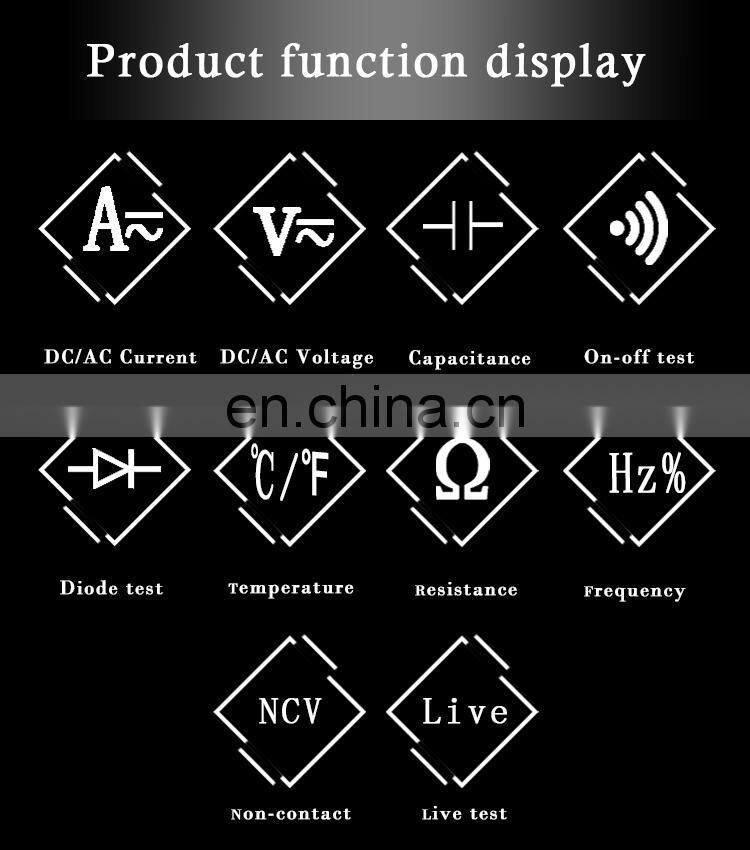 HT-118A 6000 Counts Digital Multimeter T-RMS/Autorange Multimeter smart chip Multimeter Digital