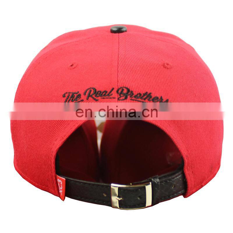 Custom Metal Plate Snapback Hat,Custom Metal Logo Snapback Hats,Gold Plate Snapback Hat