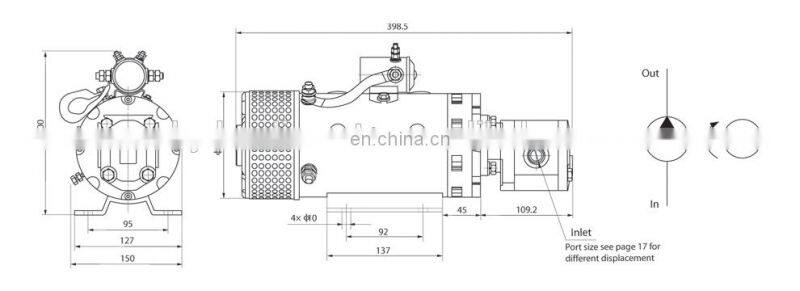 Double Acting Hydraulic Power Pack Units Mini 24VDC