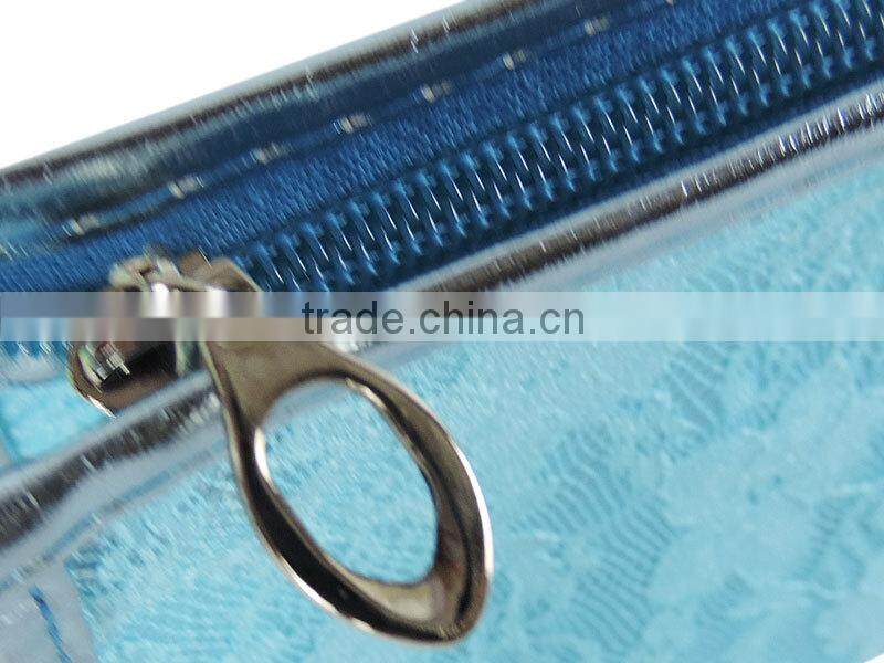 Wonderful transparent lace cosmetic bag, sexy content bag