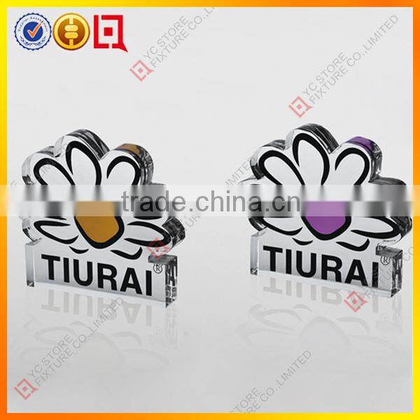 High density camber-shape acrylic block