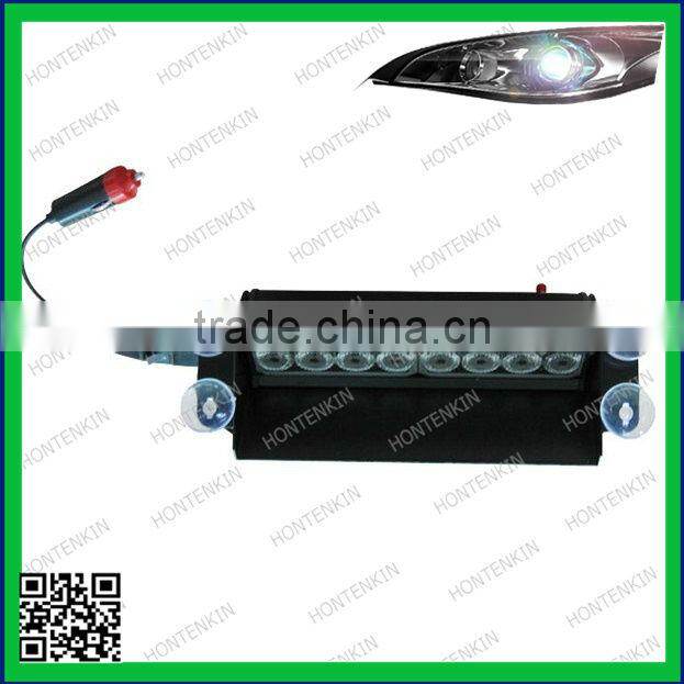 12V 12 x 2LED DIY Bule White Red Flashing Tail Lights Warning Light Emergency Lamp /rectangle