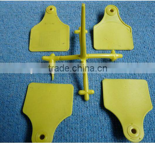 Cheap Plastic RFID Animal Ear Tag For Livestock Animal RFID Goat Cow Ear Tag