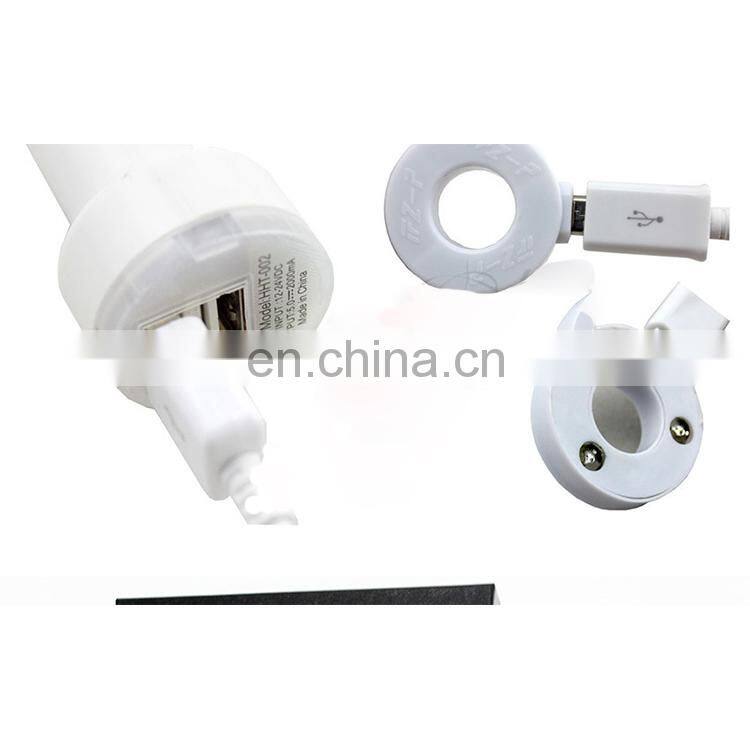 Auto dildo crystal LED multicolor light with lengthened frosted throttle variable speed anti-slip universal shift head