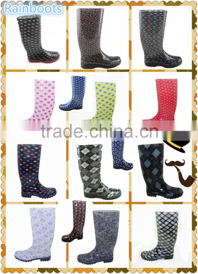 Distinctive Patterned Rain Boots For Women