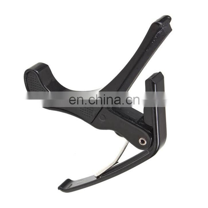 New Acoustic Guitar Electric Tune Quick Change Capo Guitar Key Clamp Black