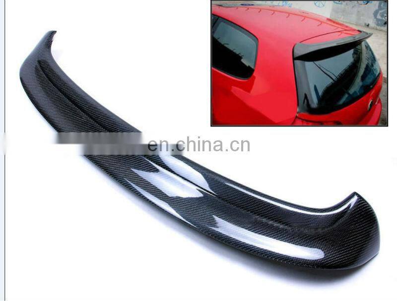 R32 Carbon fiber Rear roof spoiler wing for VW Golf V GTI