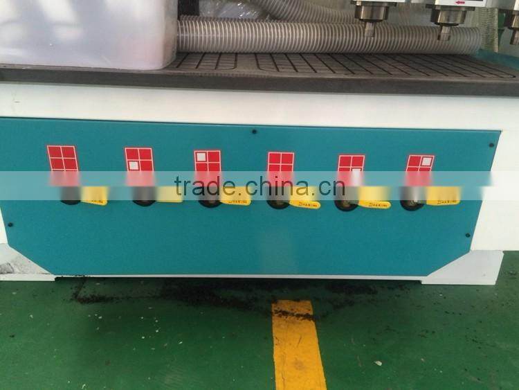 1325D-4 multi spindle cnc router multi process woodworking machine atc cnc router 2016 hot product