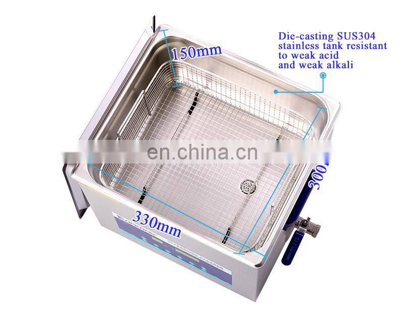 15L Degas smart Dual frequency digital Ultrasonic Cleaner for Jewelry