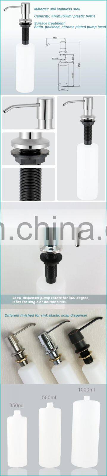 New Liquid Bathing Fancy Stainless Steel Hand Soap Gel Pump Soap Dispenser Bottle For Hotel Bathroom Wholesale from China