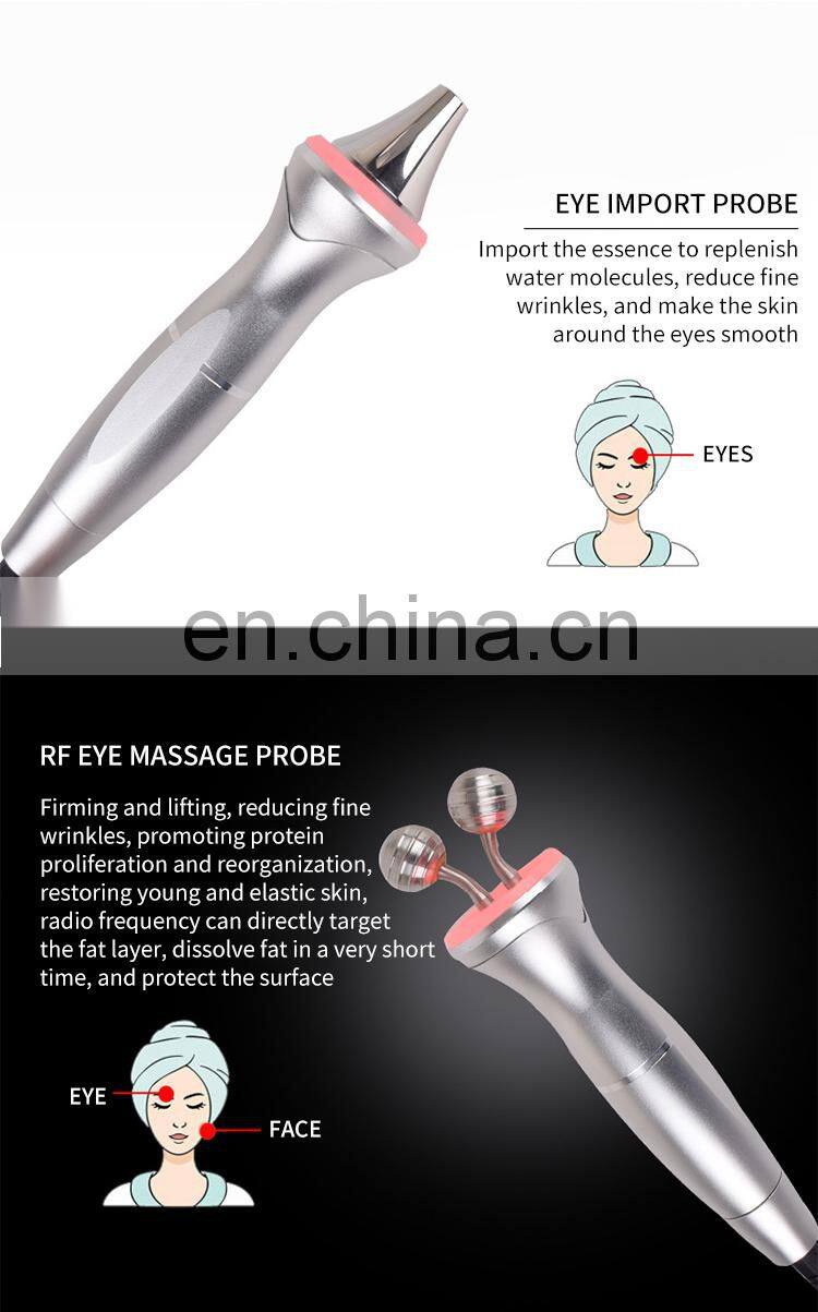 10 IN 1 Comprehensive Facial Massager Beauty Instrument Ion Bubble Cleansing Oxygen Hydration Rejuvenation Skin Care Machine