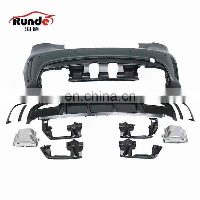 Runde PP Material For Mercedes-Benz A-Class W177 W176 A180 A200 A250 Modify A45 AMG Body Kit Front Bumper Rear Bumper Side Skirt