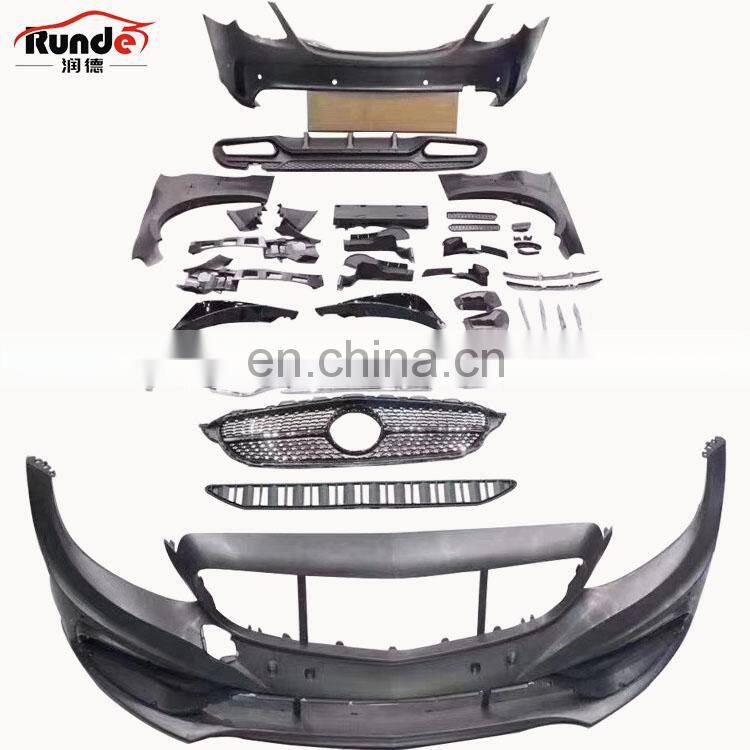 RUNDE W205 Calsn Style High Quality Auto Body Kit For 2016-2019 Mercedes BENZ W205