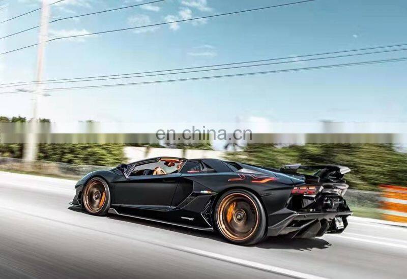 Runde For Lamborghini Aventador LP700 LP720 Upgrade LP750 SVJ Style Body Kit Front Bumper Rear Bumper Hood Side Skirt Spoiler