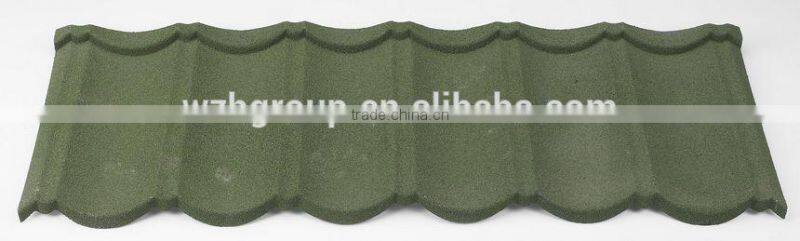 Hot sale rainbow tile stone coated steel roofing tile