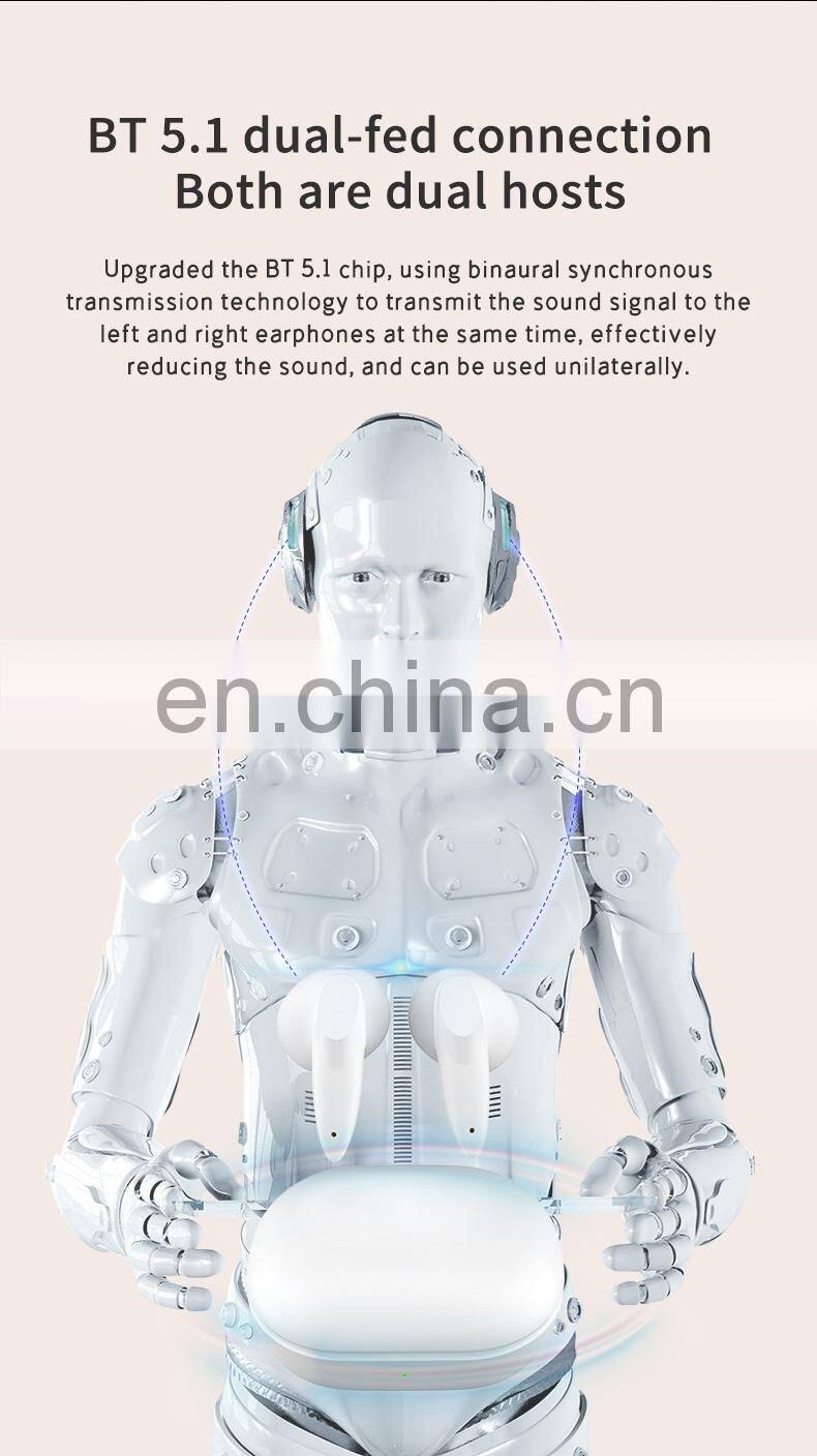 New design Gaming tws wireless Earbuds With Mic Bass Audio Sound earphones headphones wireless