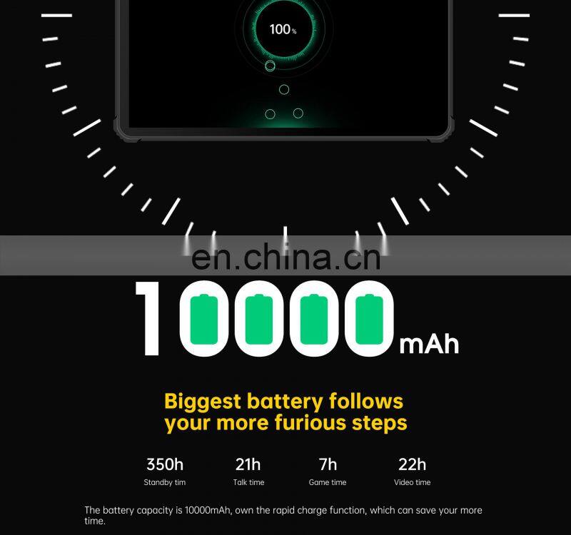 Oukitel RT1 4G Net Rugged Tablet Phone 64GB 10.1 inch Octa Core 16MP Camera 10000mAh Android Tablet