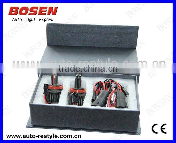 error free,error decoder inside 10w 4leds cree chip headlight H8 E92 error free angel eyes LED marker