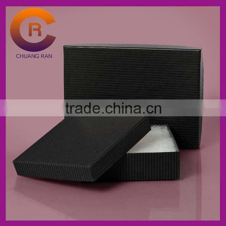 Matte lamination cardboard printed custom blank jewelry box