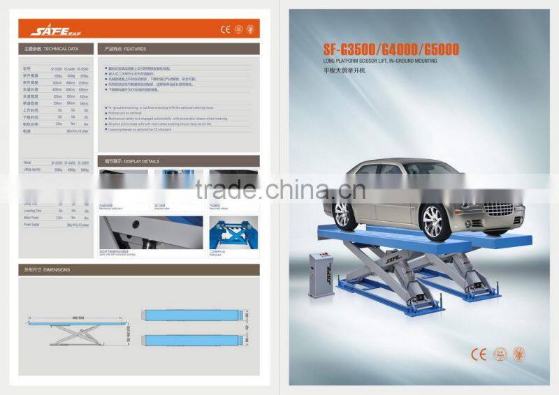 SF-H3500 Two Level Alignment Scissor Lift, Car Lift Equipment, Lift Car